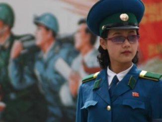North Korean Traffic Wardens