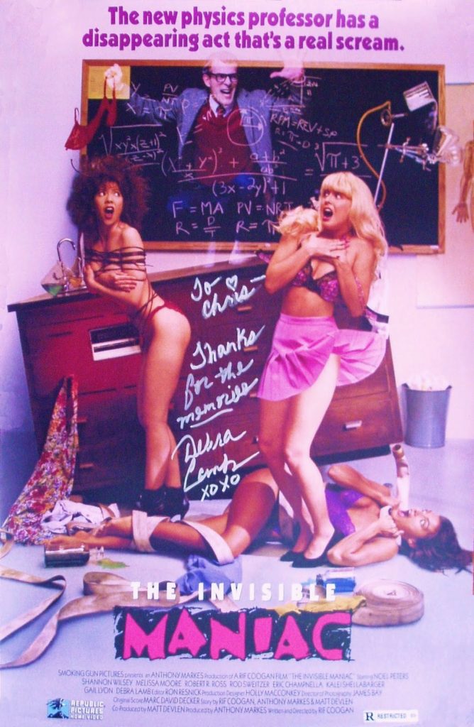 The Invisible Maniac (Signed by Debra Lamb)