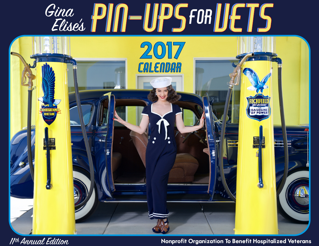 2017 Pin Ups For Vets Calendar Idol Features