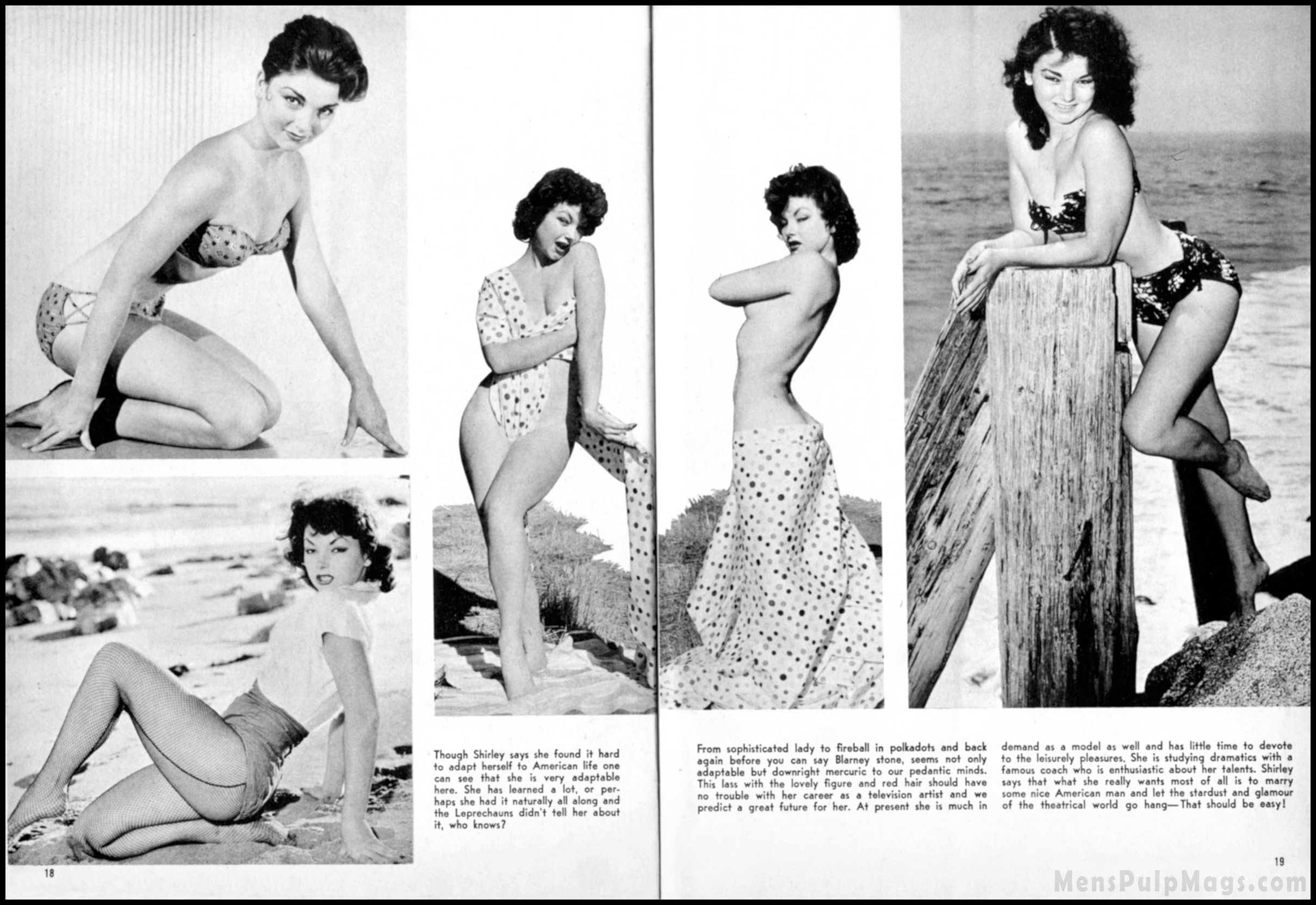 The 2nd and 3rd pages of Shirley Kilpatrick’s photo spread in WILDCAT ADVEN...