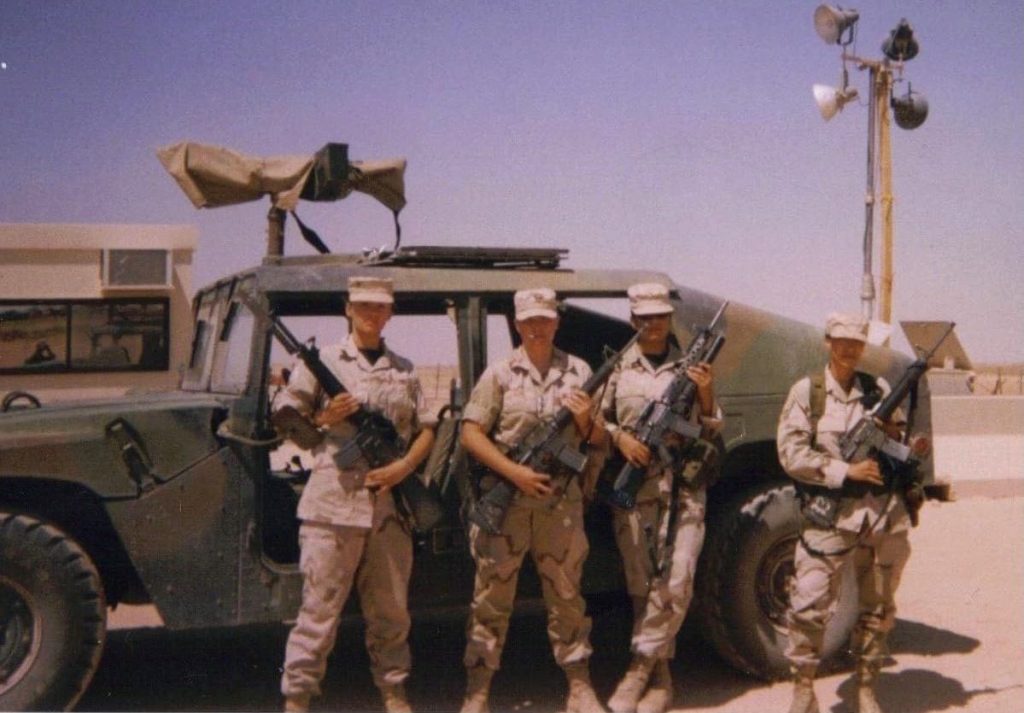 Nicole at Prince Sultan Air Force Base