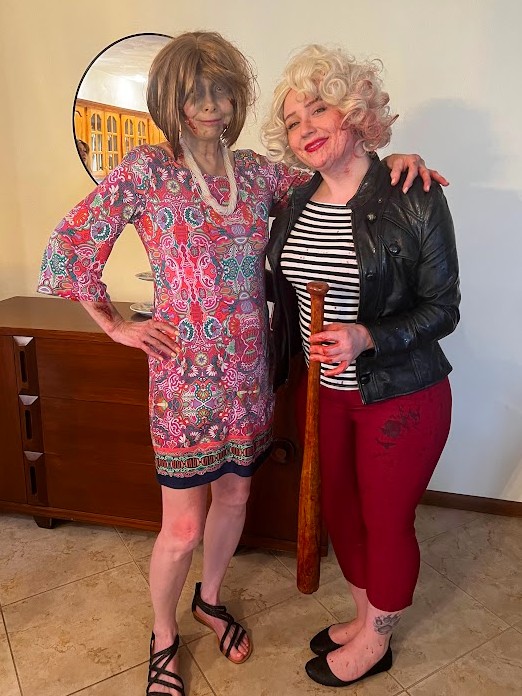 Lynn Lowry and Ashley Hefner